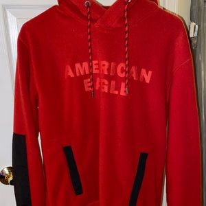 American eagle Sherpa style hoodie